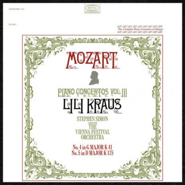 莫扎特：钢琴与管弦乐团协奏曲 Nos. 4 & 5Lili Kraus – Mozart Piano Concertos, vol. 3 (Nos. 4 & 5) – 2017【Q】【192kHz / 24bit】